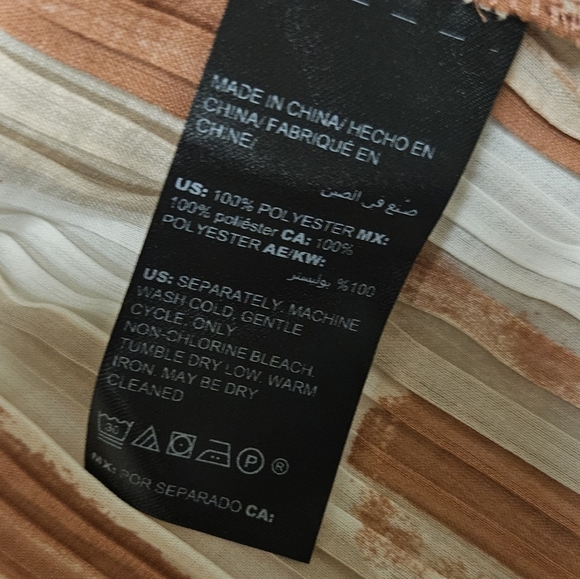 Chico's lightweight pleated Duster Cardigan swim cover size 3 (XL)(16) - Picture 8 of 10